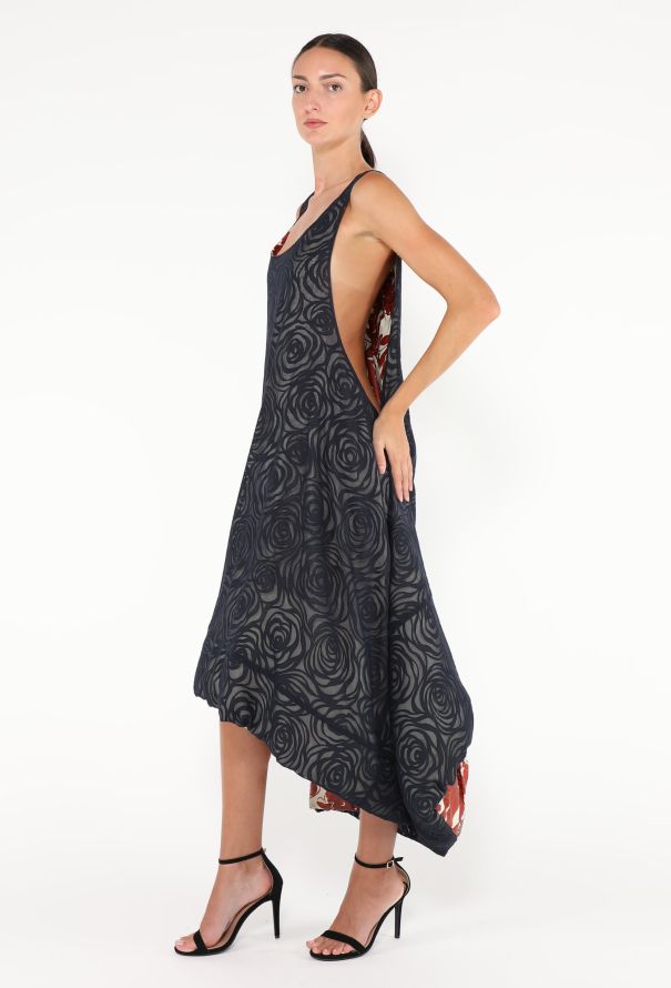 Comme des Garçons RARE F/W 1996 Asymmetrical Rose Dress - 4