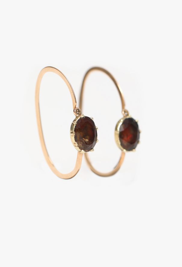 Vintage Fine Jewelry 18k Yellow Gold & Gemstone Earrings - 3 Vintage Fine Jewelry 18k Yellow Gold & Gemstone Earrings - 3