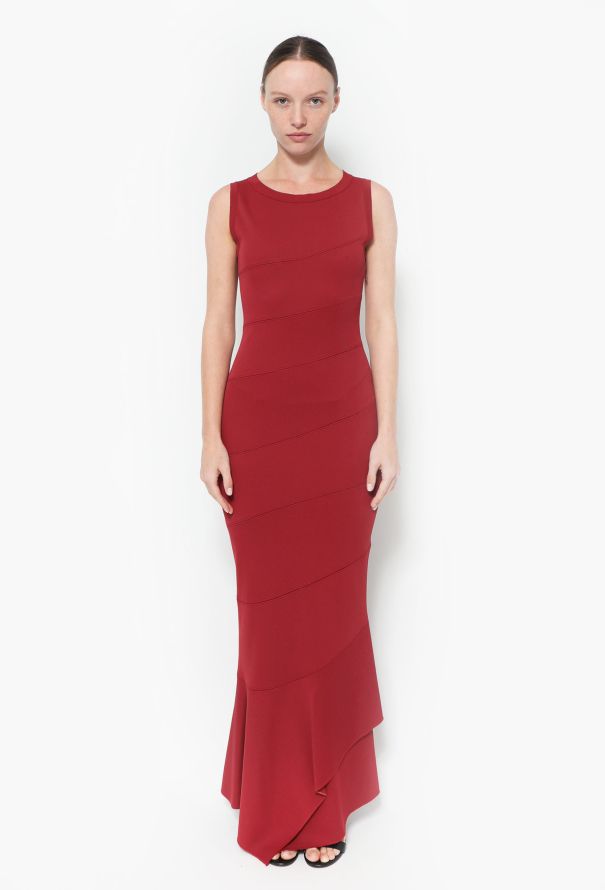 Alaïa S/S 2003 Tiered Bodycon Maxi Dress - 1