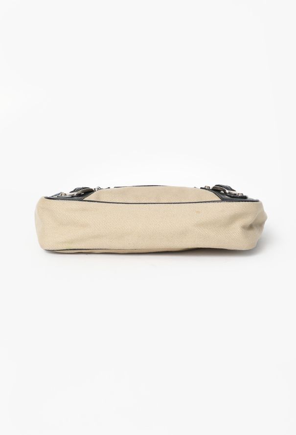 Balenciaga Early 2000s Canvas Motorcycle City Clutch - 6