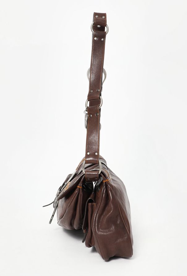 Dior S/S 2006 Brown Gaucho Double Saddle Bag - 6 Dior S/S 2006 Brown Gaucho Double Saddle Bag - 6