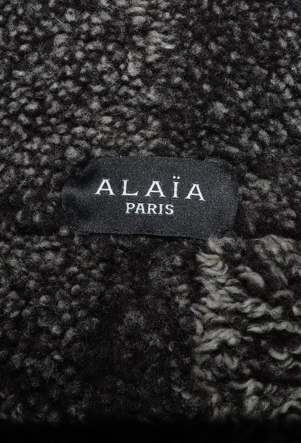 Alaïa Shearling-Lined Bolero Jacket - 7