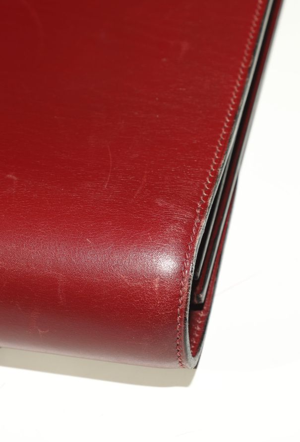 Hermès '90s Rouge H Box Sac à Dépêches - 12 Hermès '90s Rouge H Box Sac à Dépêches - 12