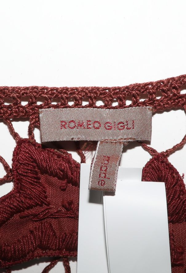 Romeo Gigli S/S 1990 Fringe Crochet Top - 7