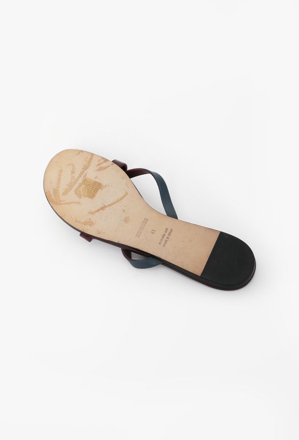 Hermès Calfskin Corfou Sandals - 5 Hermès Calfskin Corfou Sandals - 5