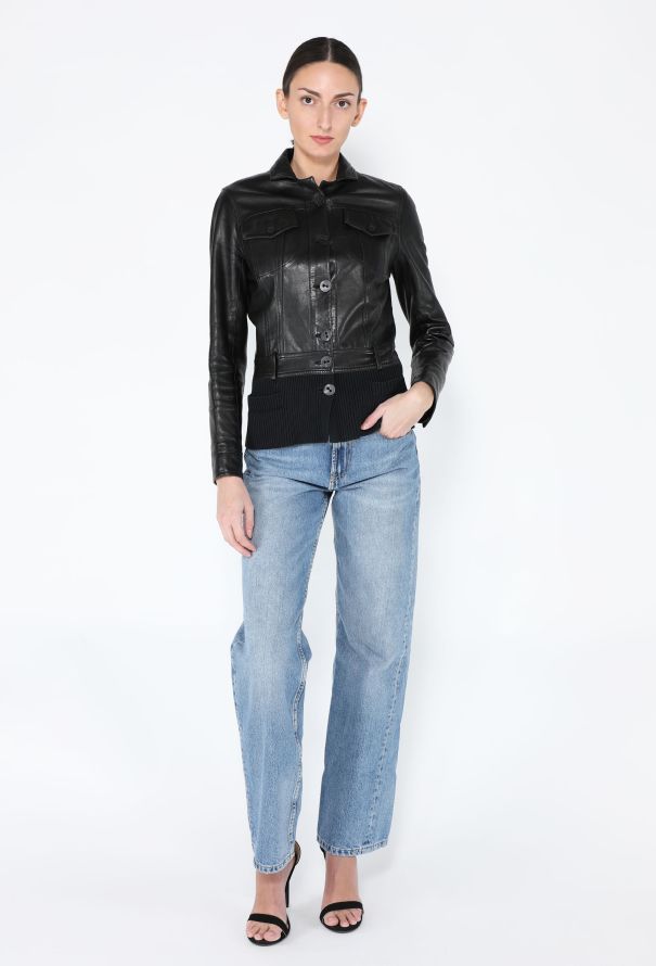 Dior S/S 2006 Lambskin Ribbed Jacket - 3