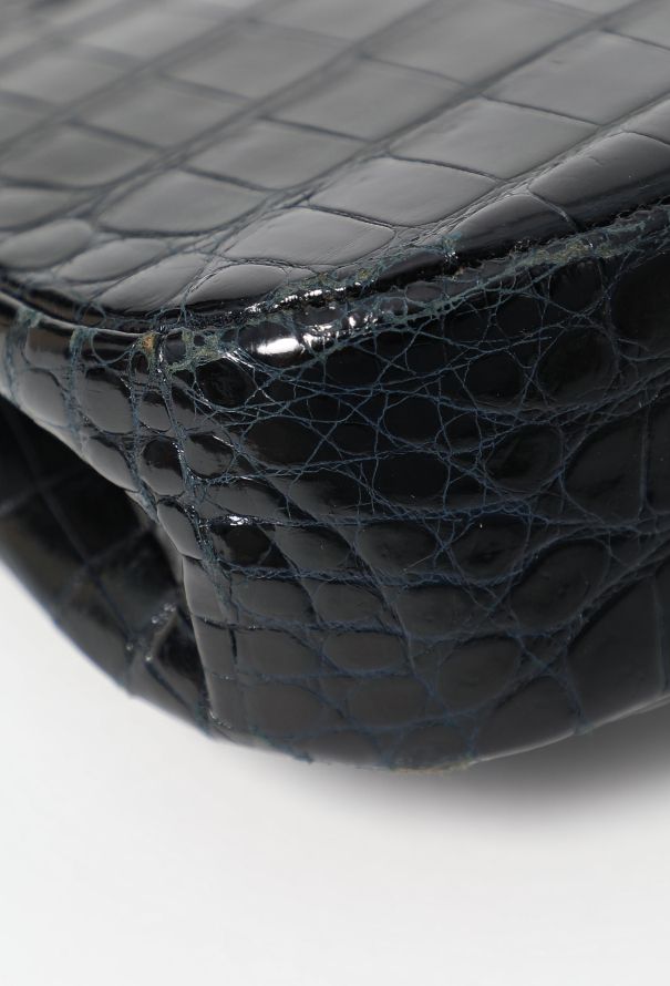 Dior '70s Porosus Shoulder Bag - 11