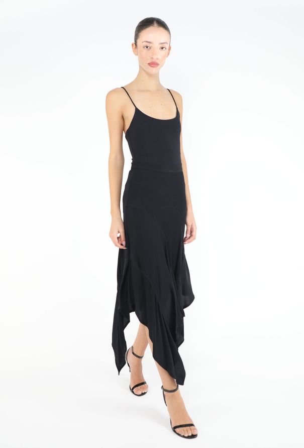 Saint Laurent Tom Ford 2004 Asymmetrical Flared Skirt - 5