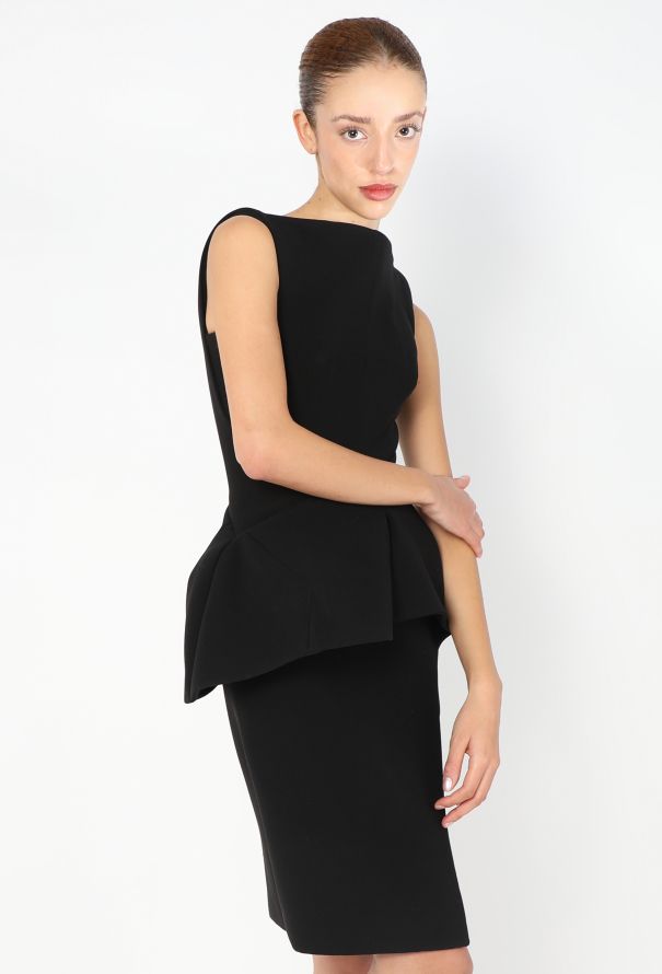 Balenciaga Iconic F/W 2008 Sculpted Peplum Dress - 5