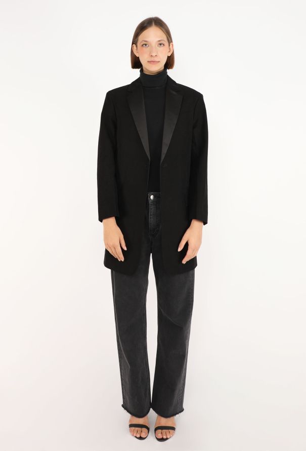 Céline Belted Smoking Blazer, Pre-Fall 2018 - 7