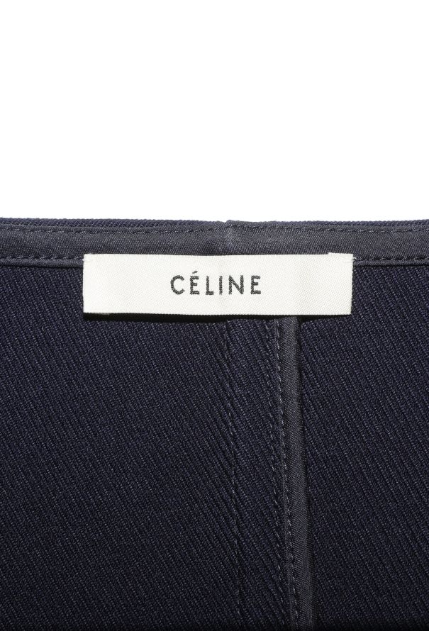 Céline F/W 2014 Belted Twill Wrap Skirt - 6 Céline F/W 2014 Belted Twill Wrap Skirt - 6