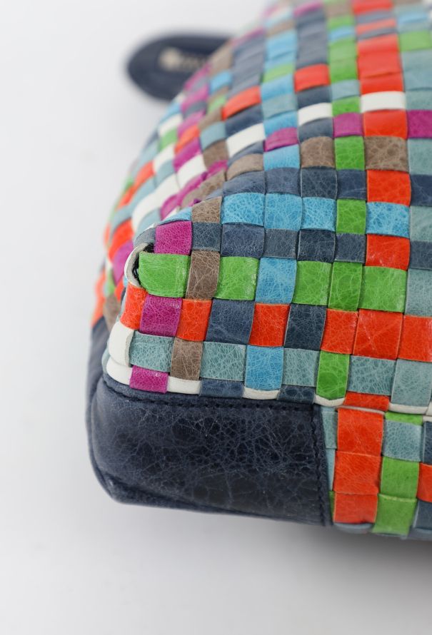 Balenciaga 2009 Multicolor Lattice Giant 21 Work Bag - 9