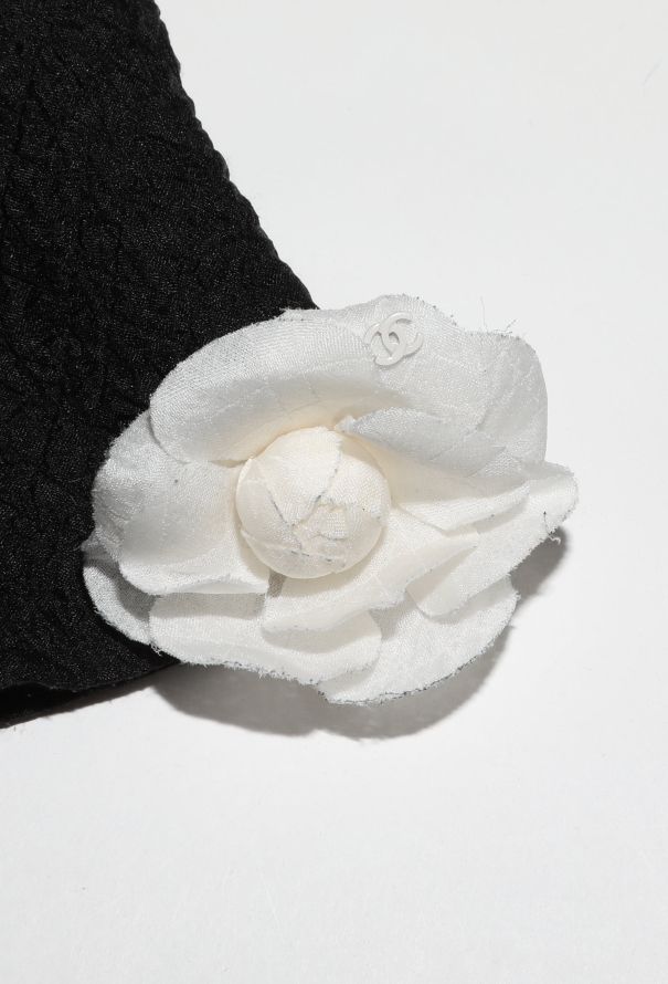 Chanel 2020 Camelia Brooch Silk Top - 6 Chanel 2020 Camelia Brooch Silk Top - 6