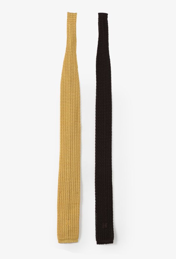 Hermès Silk Crochet Tie Set - 1
