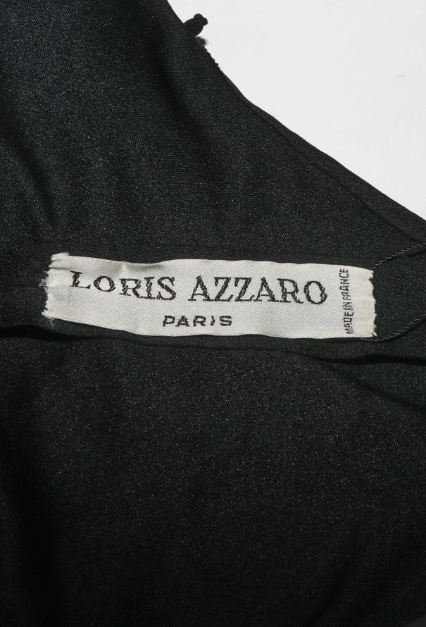 Azzaro 1975 Strass Trim Jersey Gown - 5