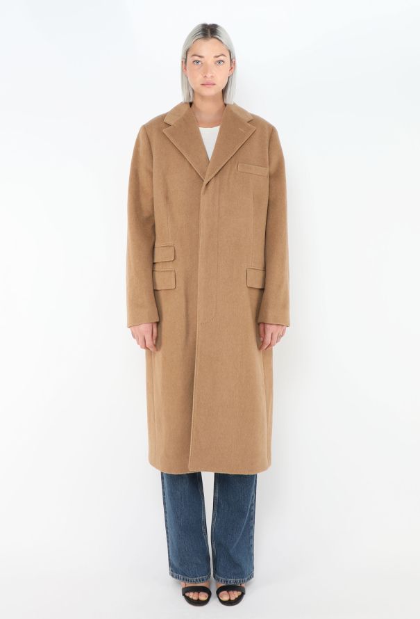 Ralph Lauren Tailored Camel Wool Coat - 2