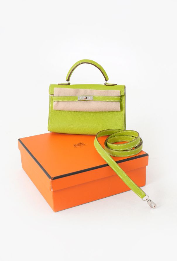 Hermès RARE Limited Edition Epsom Micro Kelly - 12