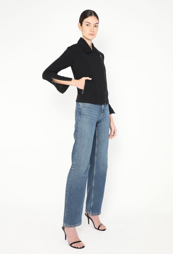 Chanel Classic Quilted Biker Jacket - 4