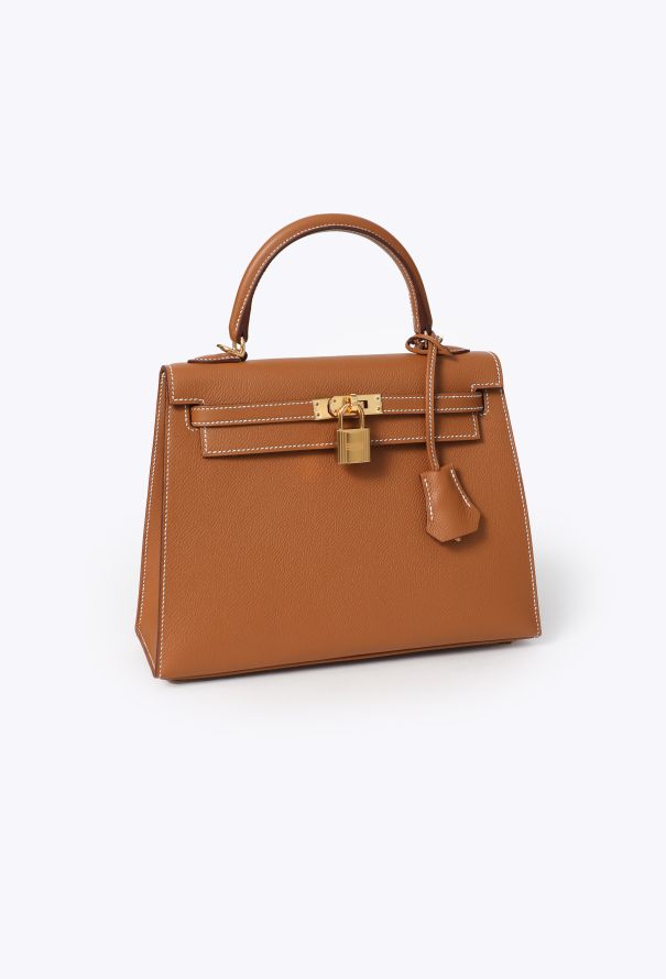 Hermès 2023 Gold Epsom Kelly Sellier 25 - 5