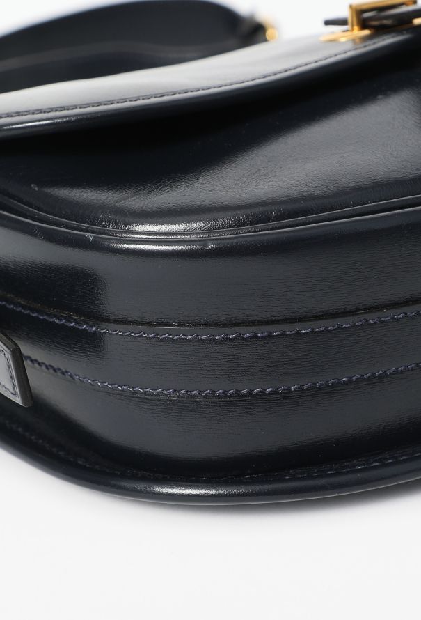 Hermès '90s Navy Box Balle de Golf Bag - 7