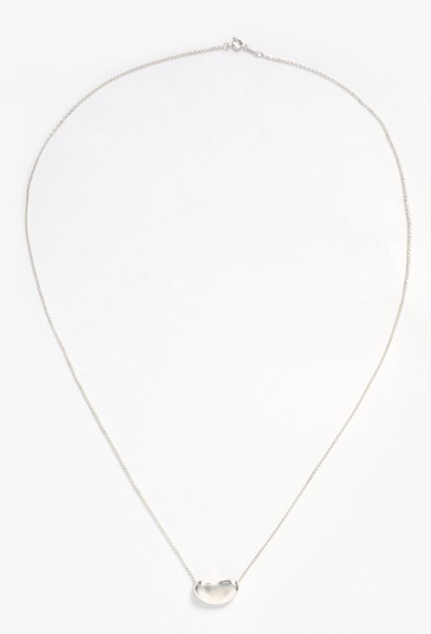 Tiffany & Co Long Sterling Silver Bean Pendant - 1