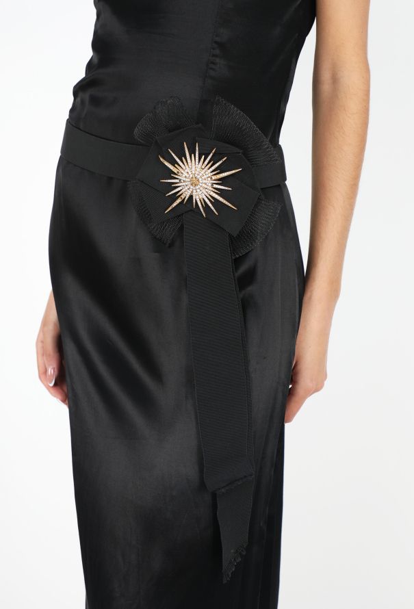 Chanel 2001 Starburst Grosgrain Belt - 2