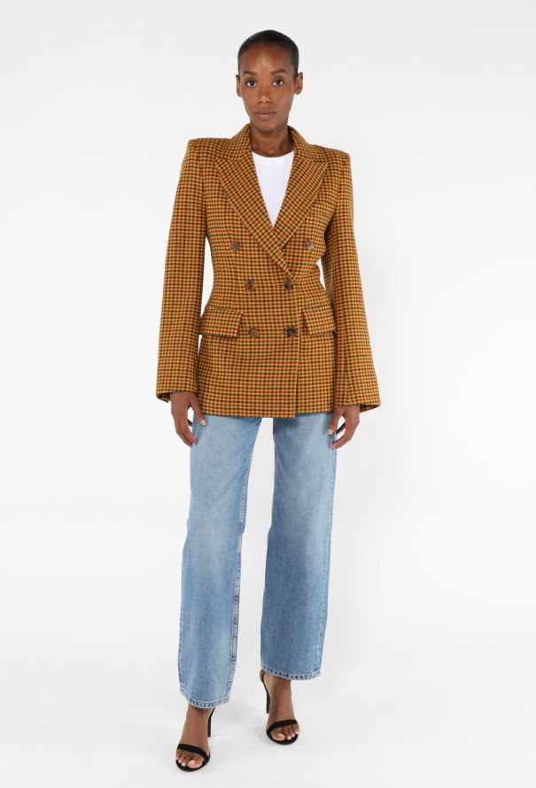 Khaite 2019 Checkered Darla Blazer - 4