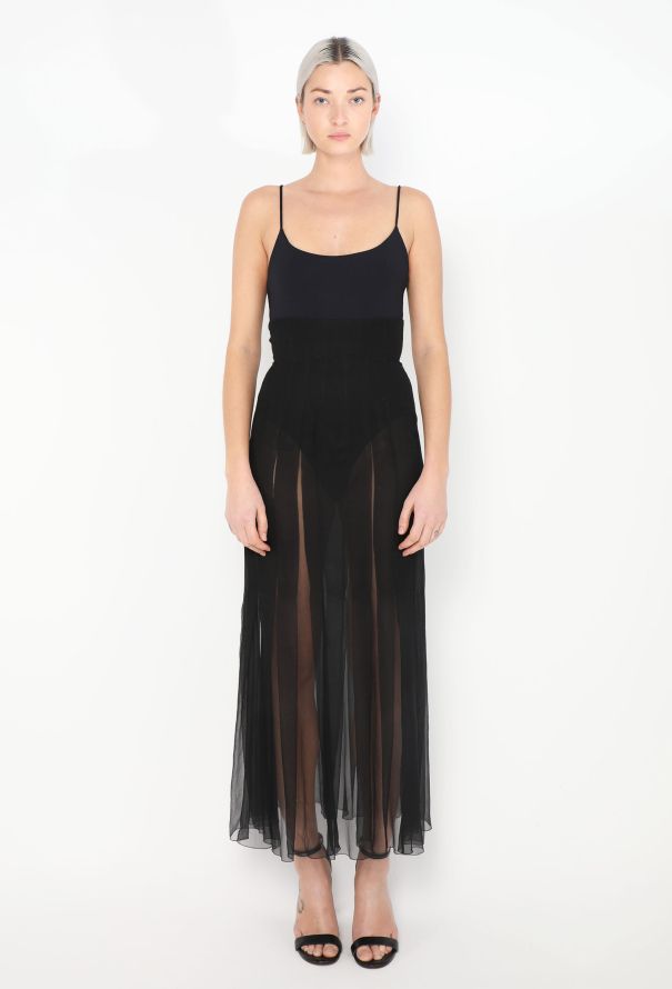 Chanel Haute Couture '90s Chiffon Skirt - 1