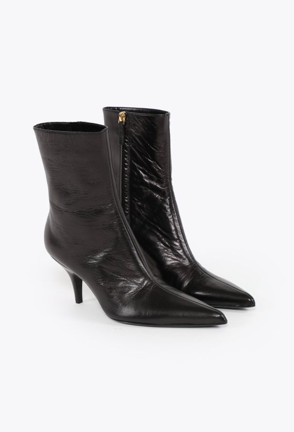 The Row F/W 2023 Leather Sling Booties - 4 The Row F/W 2023 Leather Sling Booties - 4