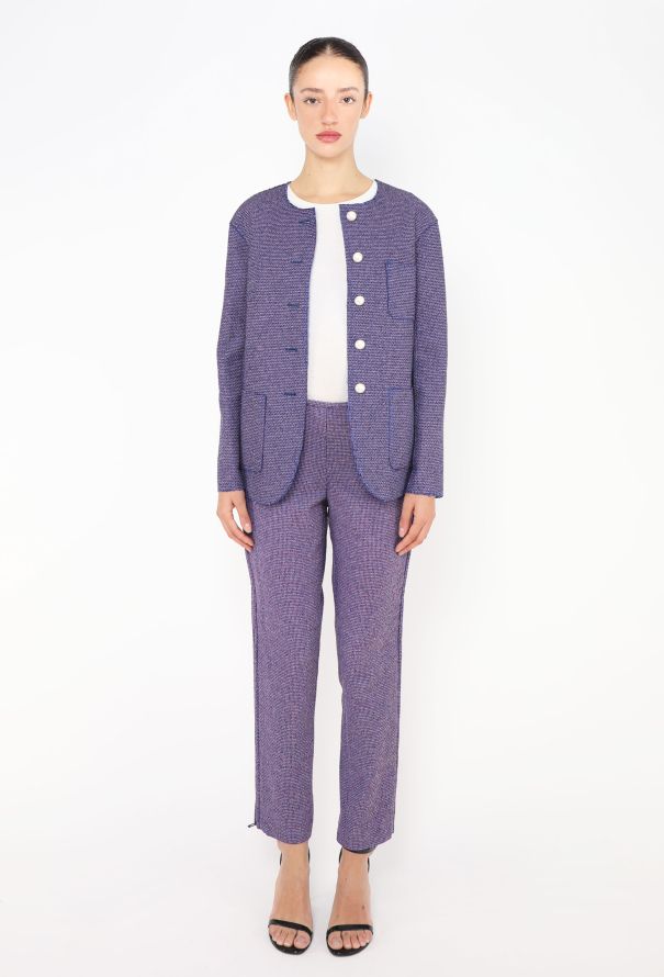 Chanel S/S 2013 Tweed Pearl Button Ensemble - 4