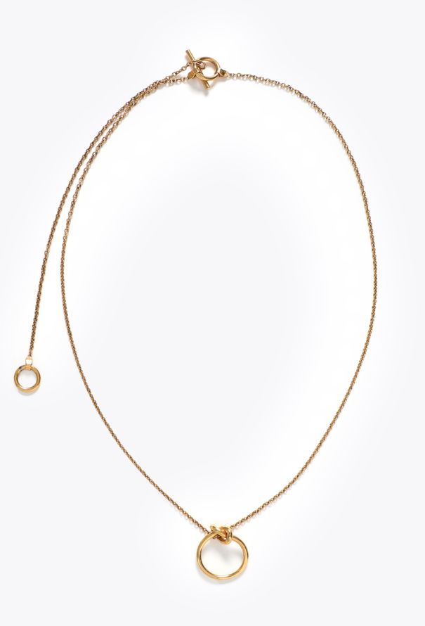 Céline Chainlink Knot Pendant Necklace - 1