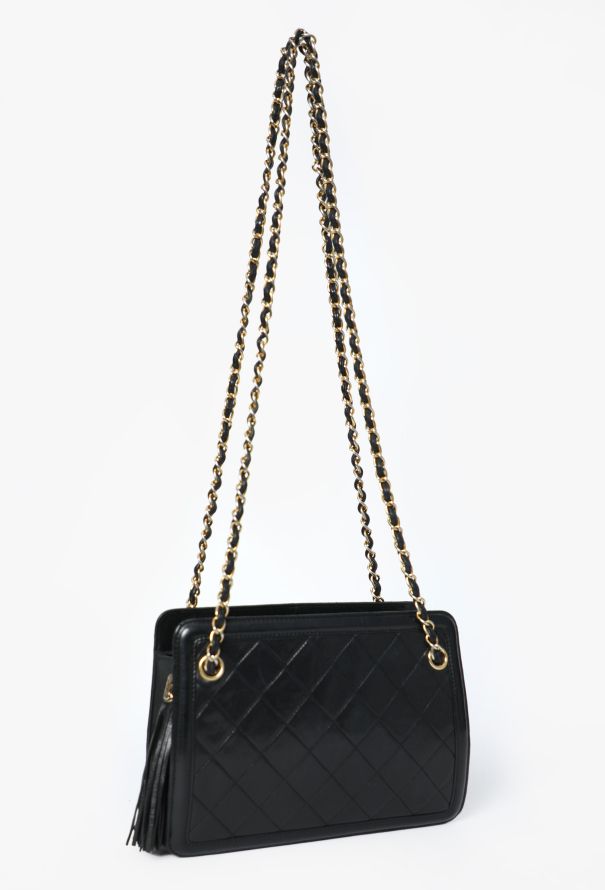 Chanel Vintage '90s Quilted Tassel Shoulder Bag - 2