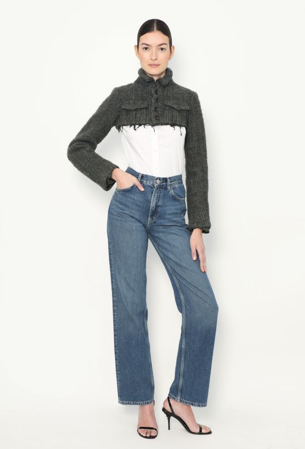 Comme des Garçons F/W 1994 Distressed Cropped Jacket - 6