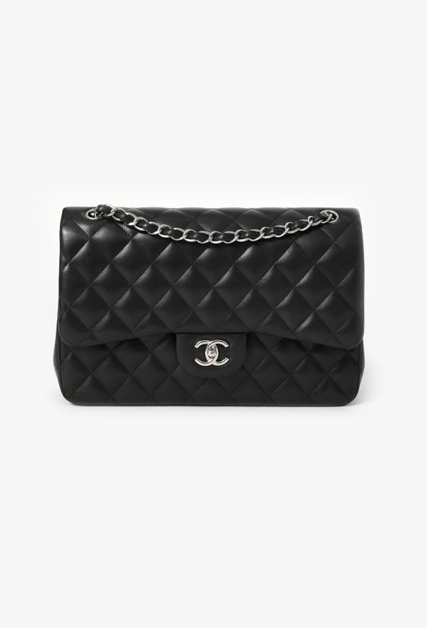 Chanel Black Jumbo Timeless Bag - 1