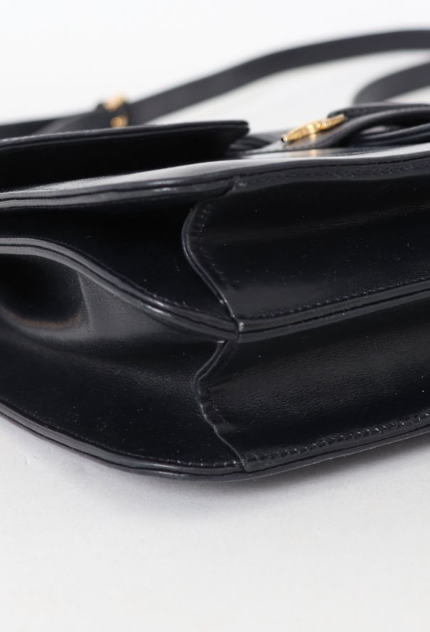 Gucci '70s Navy Horsebit Shoulder Bag - 6 Gucci '70s Navy Horsebit Shoulder Bag - 6