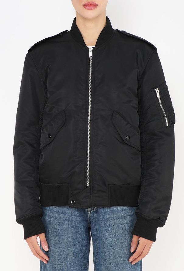 Saint Laurent Épaulette Bomber Jacket - 1