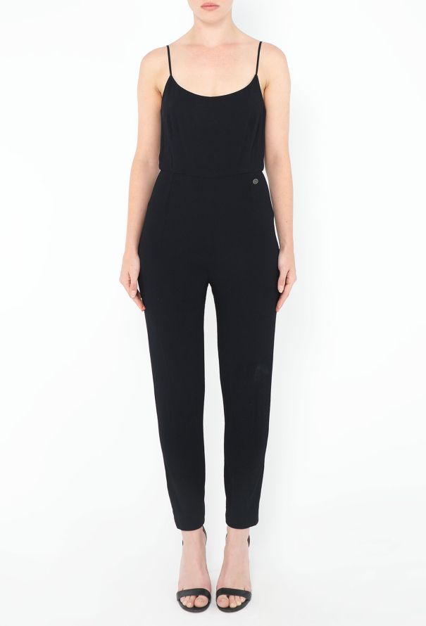 Chanel S/S 2019 Tapered Crêpe Jumpsuit - 3
