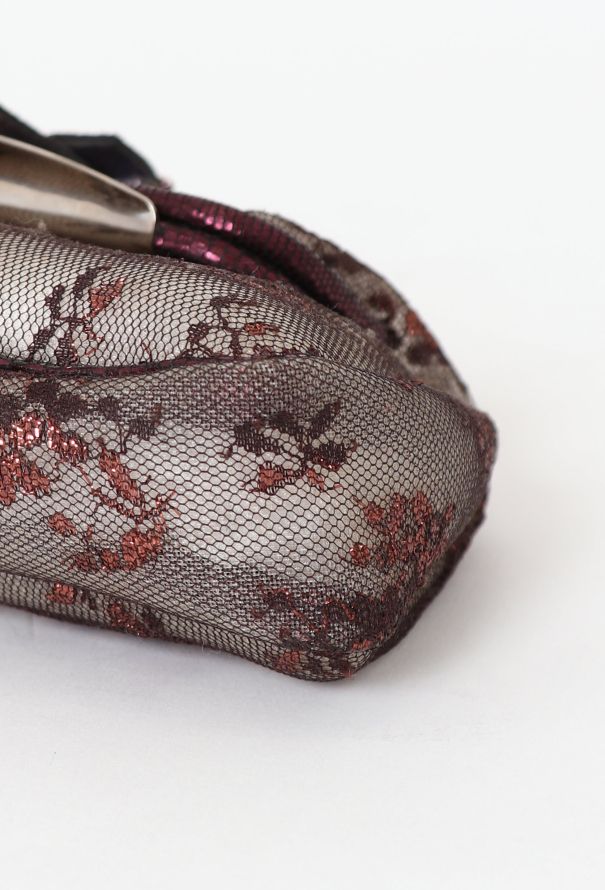 Fendi Vintage Embellished Evening Clutch - 9