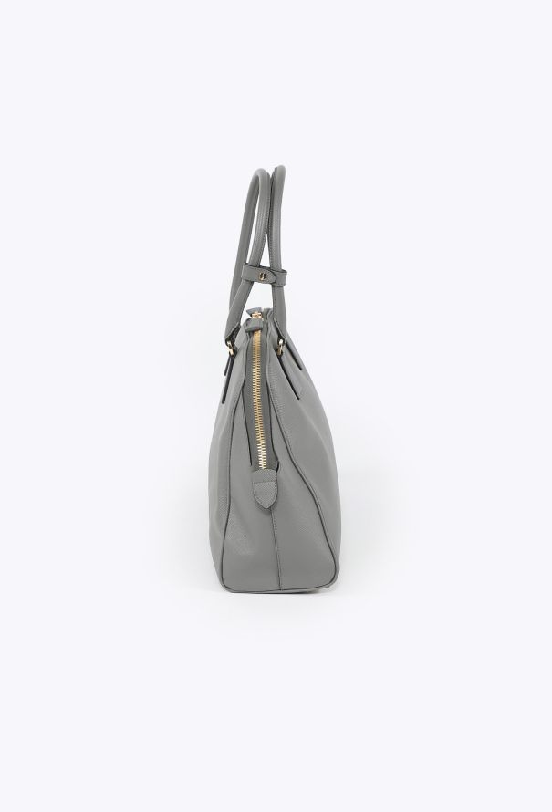 Prada 2023 Grey Large Saffiano Bag - 4