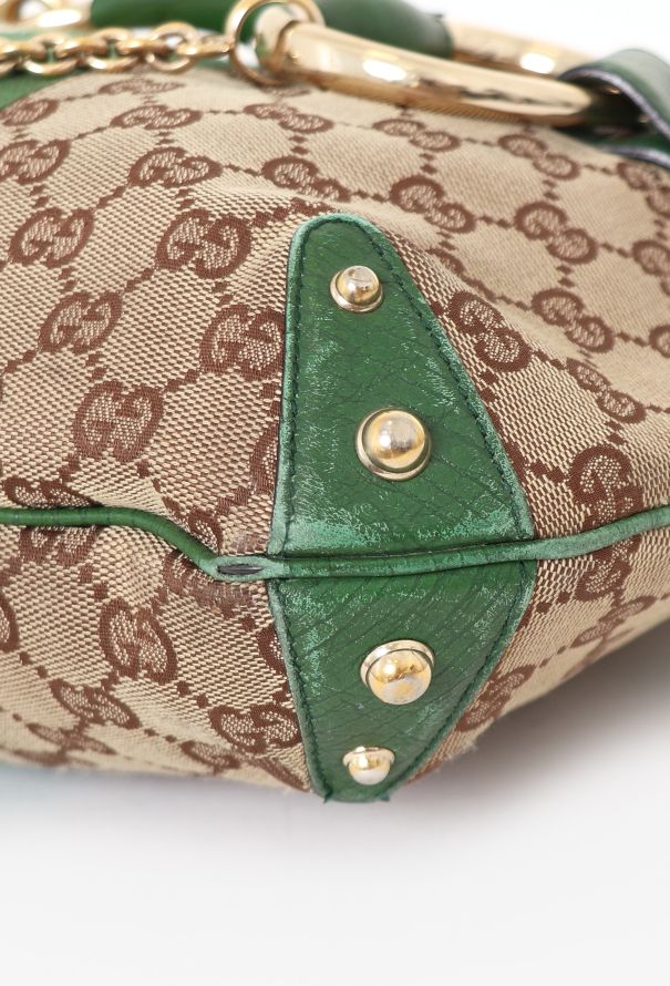 Gucci Monogram Horsebit Shoulder Bag - 7