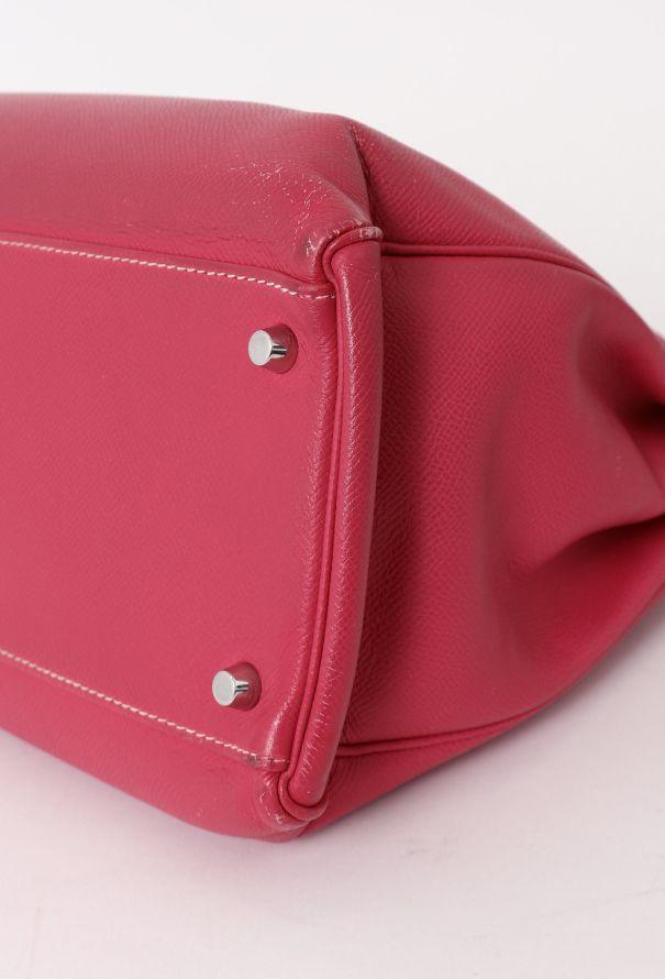 Hermès Rose Tyrien Epsom Kelly Retourné Verso 35 - 10 Hermès Rose Tyrien Epsom Kelly Retourné Verso 35 - 10