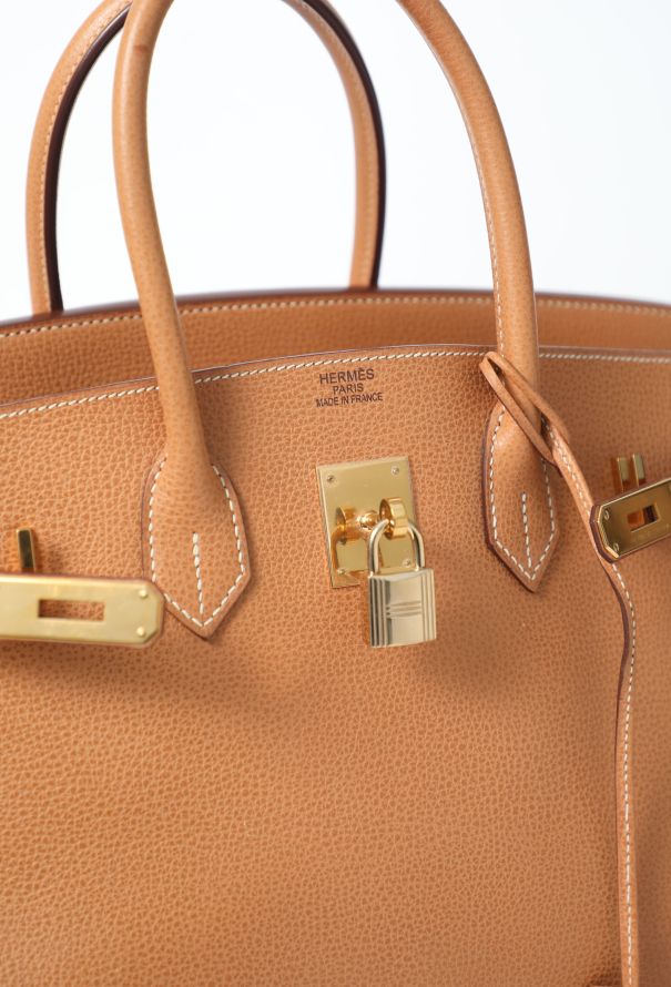 Hermès Natural Ardennes Birkin 35 - 12