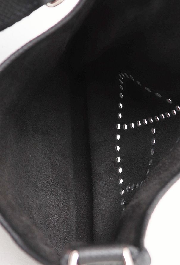 Hermès Black Epsom Mini Evelyne Bag - 12