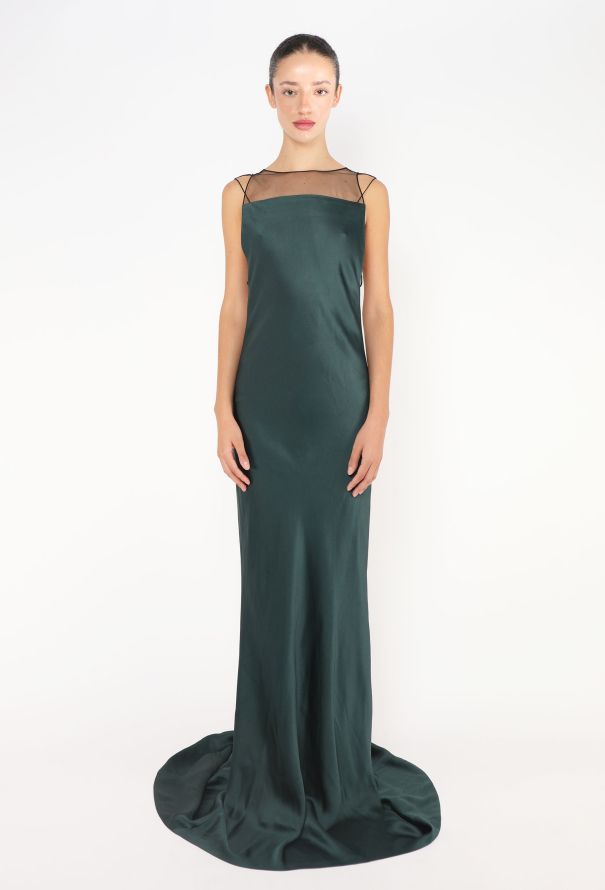 Maison Margiela 2024 Open-Back Charmeuse Gown - 1