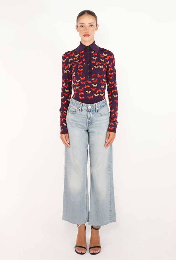 Alaïa Butterfly Printed Bodysuit, F/W 1991 - 3