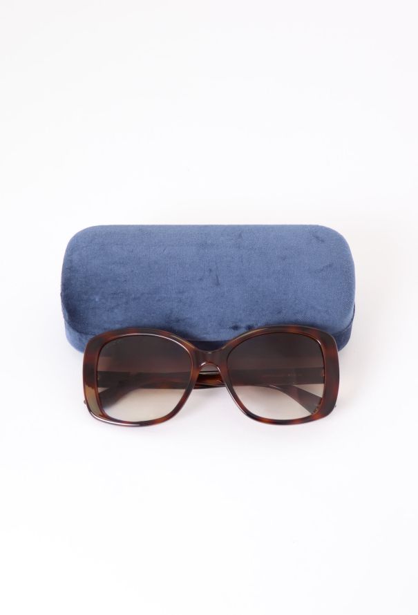Gucci 2021 Tortoiseshell Butterfly Sunglasses - 5