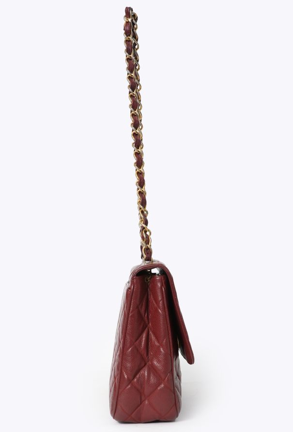 Chanel Vintage '90s Quilted Caviar Shoulder Bag - 5