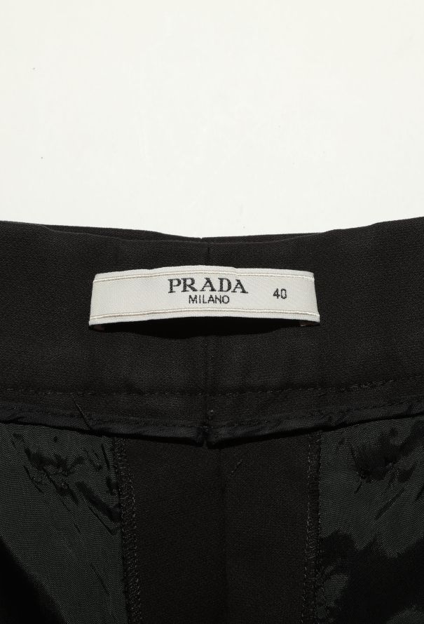 Prada High-Waisted Cuffed Trousers - 4 Prada High-Waisted Cuffed Trousers - 4