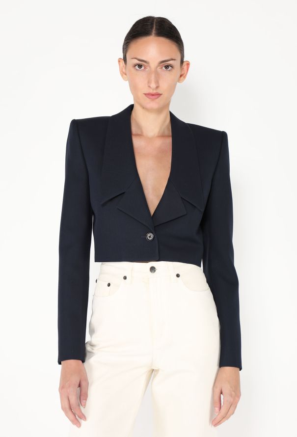 Chloé Pre-Fall 2024 Cropped Tailored Blazer - 1