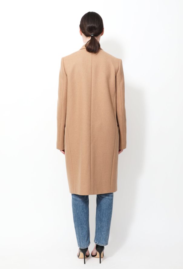 Céline Resort 2010 Camel Crombie Coat - 4